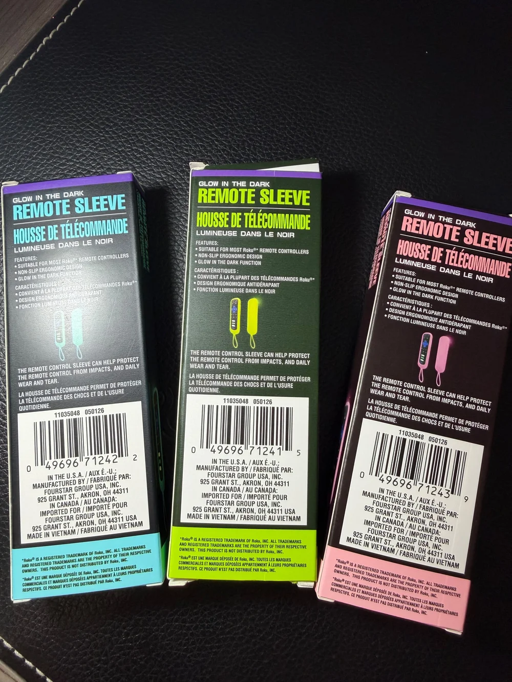 Glow Remote Sleeve Case in Blue, Green, and Pink - Protective Silicone Cover